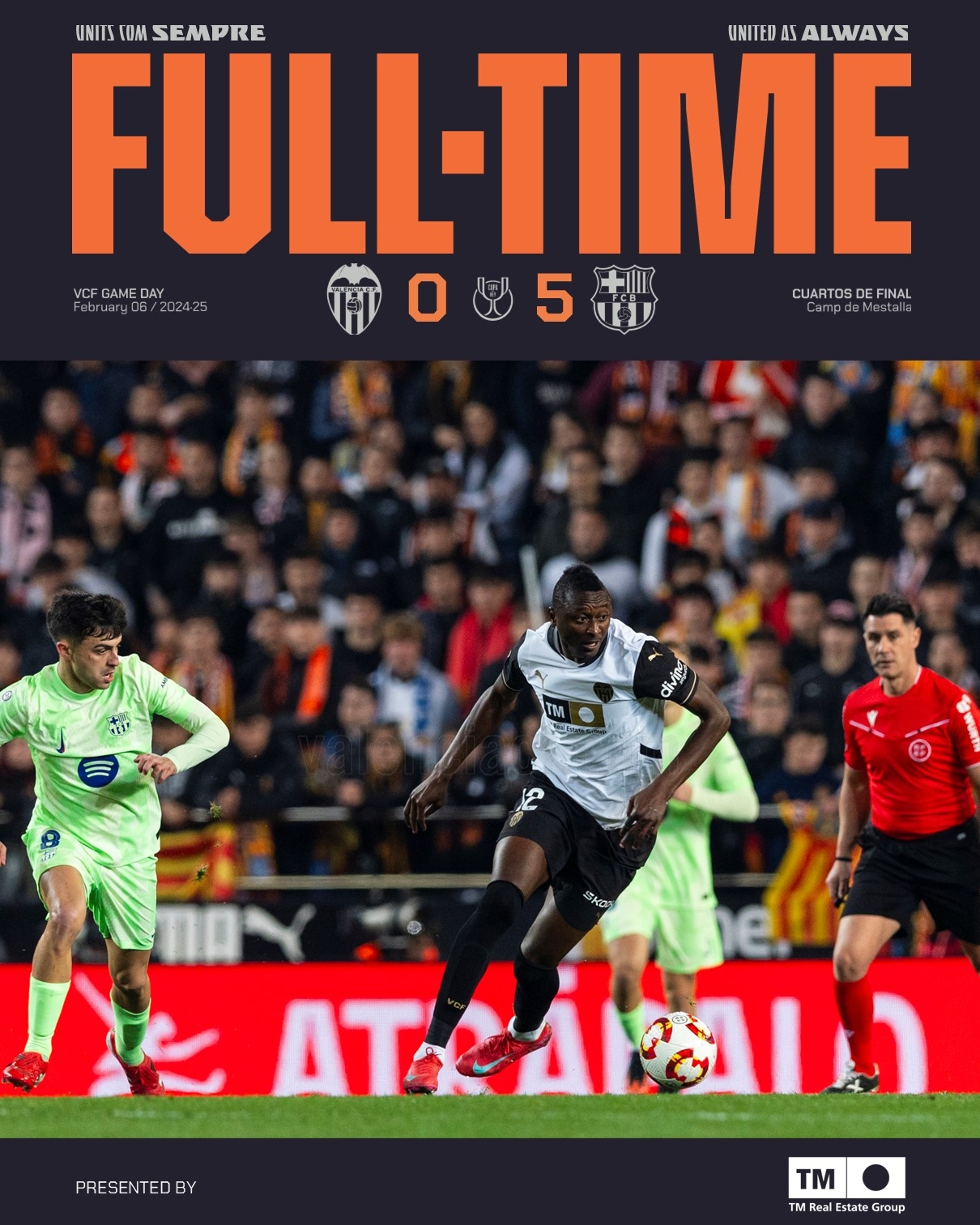 瓦伦西亚客负，晋级希望渐行渐远，战绩斐然