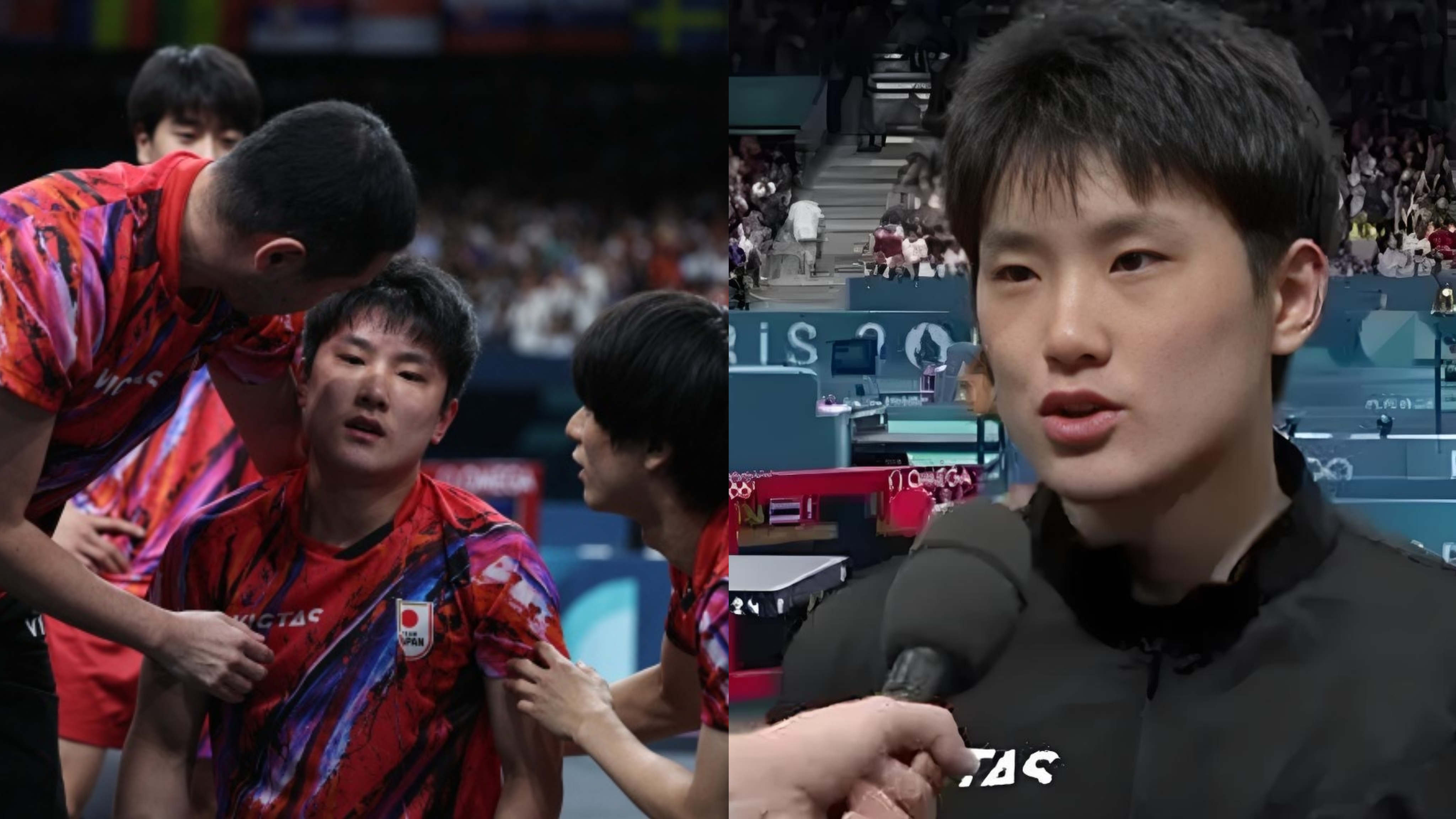 日本队鏖战韩国队，张本智和点燃赛场